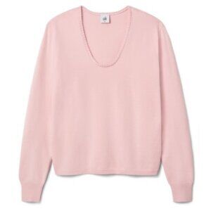 Cabi Braided Neck Pullover NWT Spring 2025 Size S